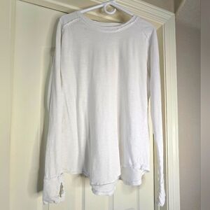 Free People Arden Extra Long Cotton Top